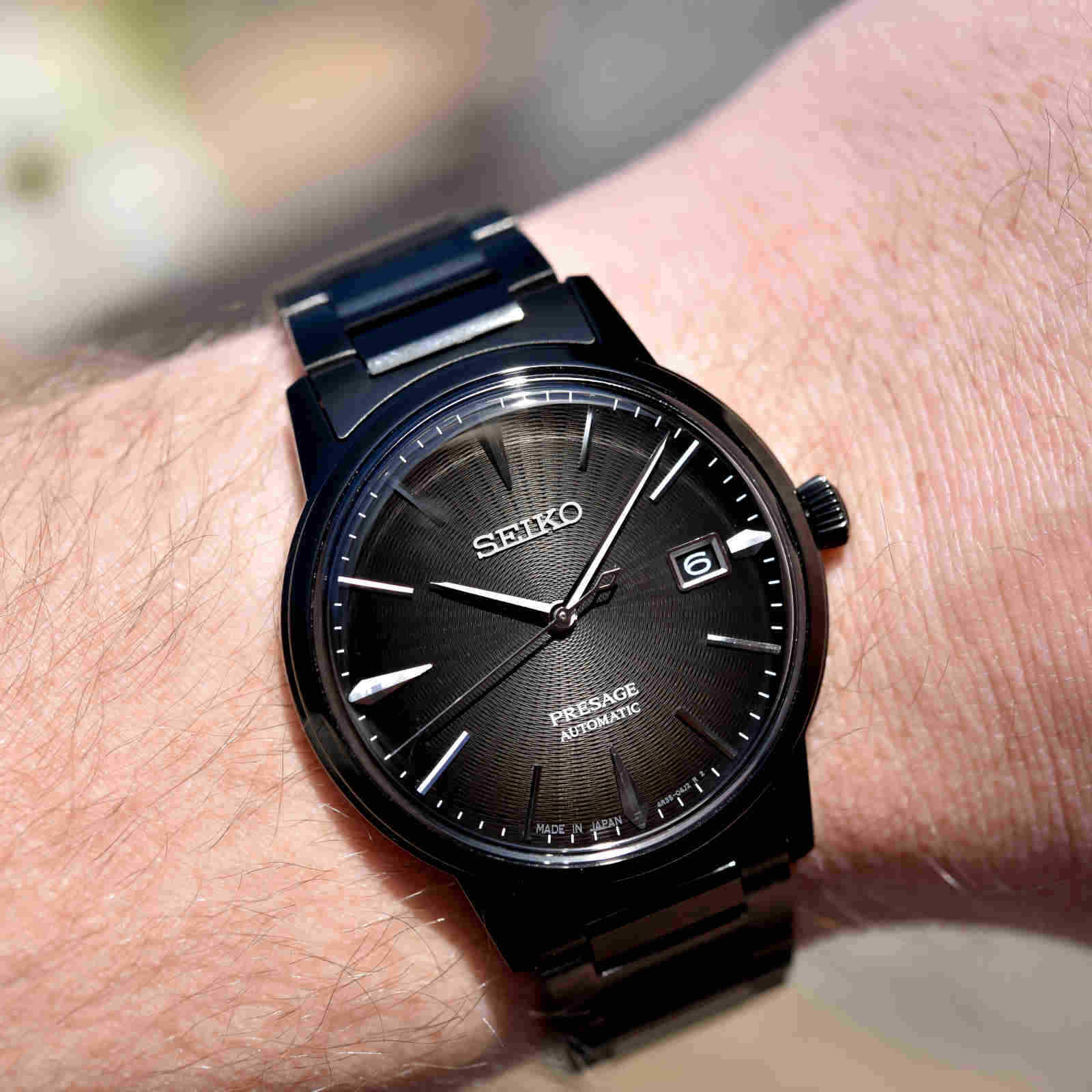 Seiko presage black online dial