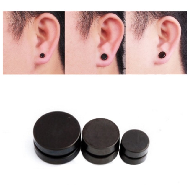 black magnetic earring