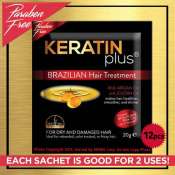 Keratin Plus Brazilian Hair Treatment in Sachet 12 Pieces