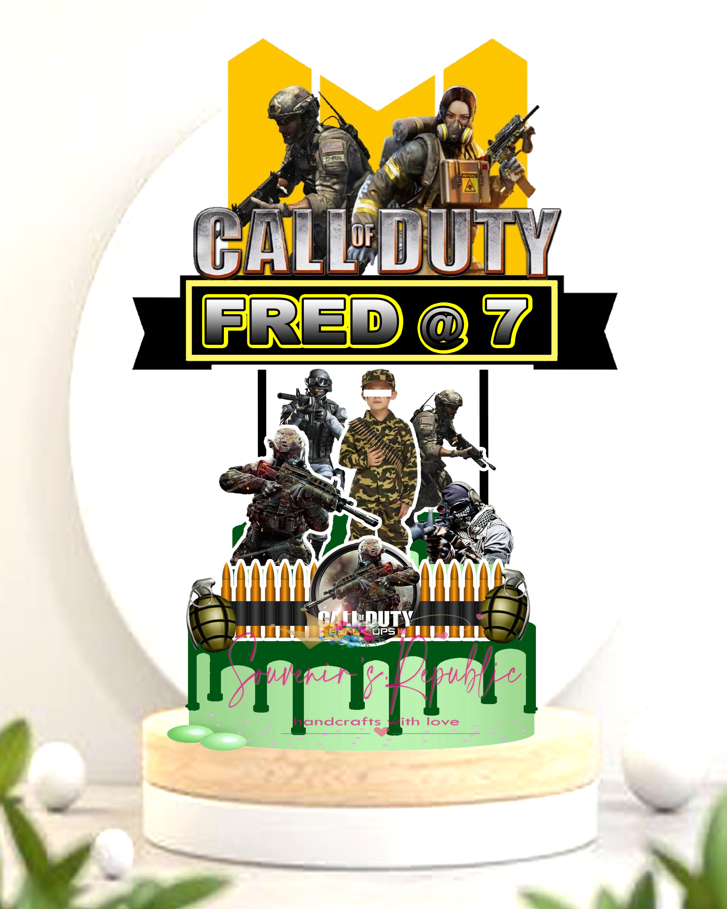 Call Of Duty Birthday Ops - CakeCentral.com