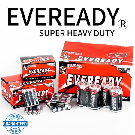 Kingever and Eveready Extra Heavy Duty Battery AAA, AA,A