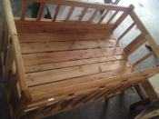 Foldable Wood Baby Crib by 