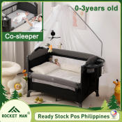 Foldable Portable Baby Playpen with Mosquito Net and Toys