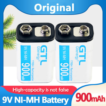 9V Ni-MH Rechargeable Battery - 900mAh Capacity (Brand New)