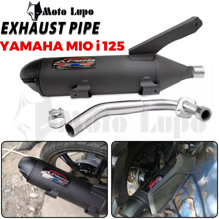 Moto Lupo MIO i125 Exhaust System - V3 Muffler Pipes