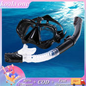 WHALE Professional Diving Mask and Snorkel Set for Myopia