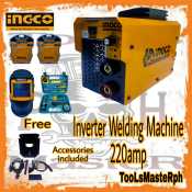 INGCO 220AMP Welding Machine Bundle