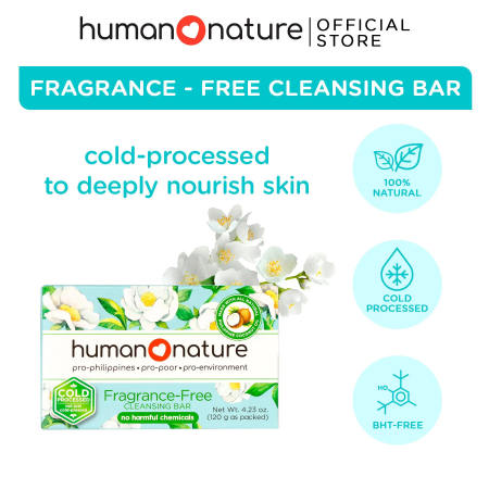 Fragrance-Free Cleansing Bar by Human Nature