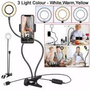 Phone Camera Flash Light with Cell Phone Holder Stand