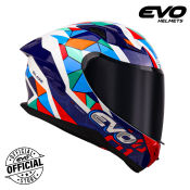 EVO M1-01 Glaze Dual Visor Full Face Helmet with Clear Lens