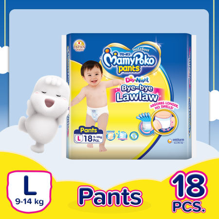 MamyPoko Instasuot Baby Diaper Pants Large  - for 9-14 kg