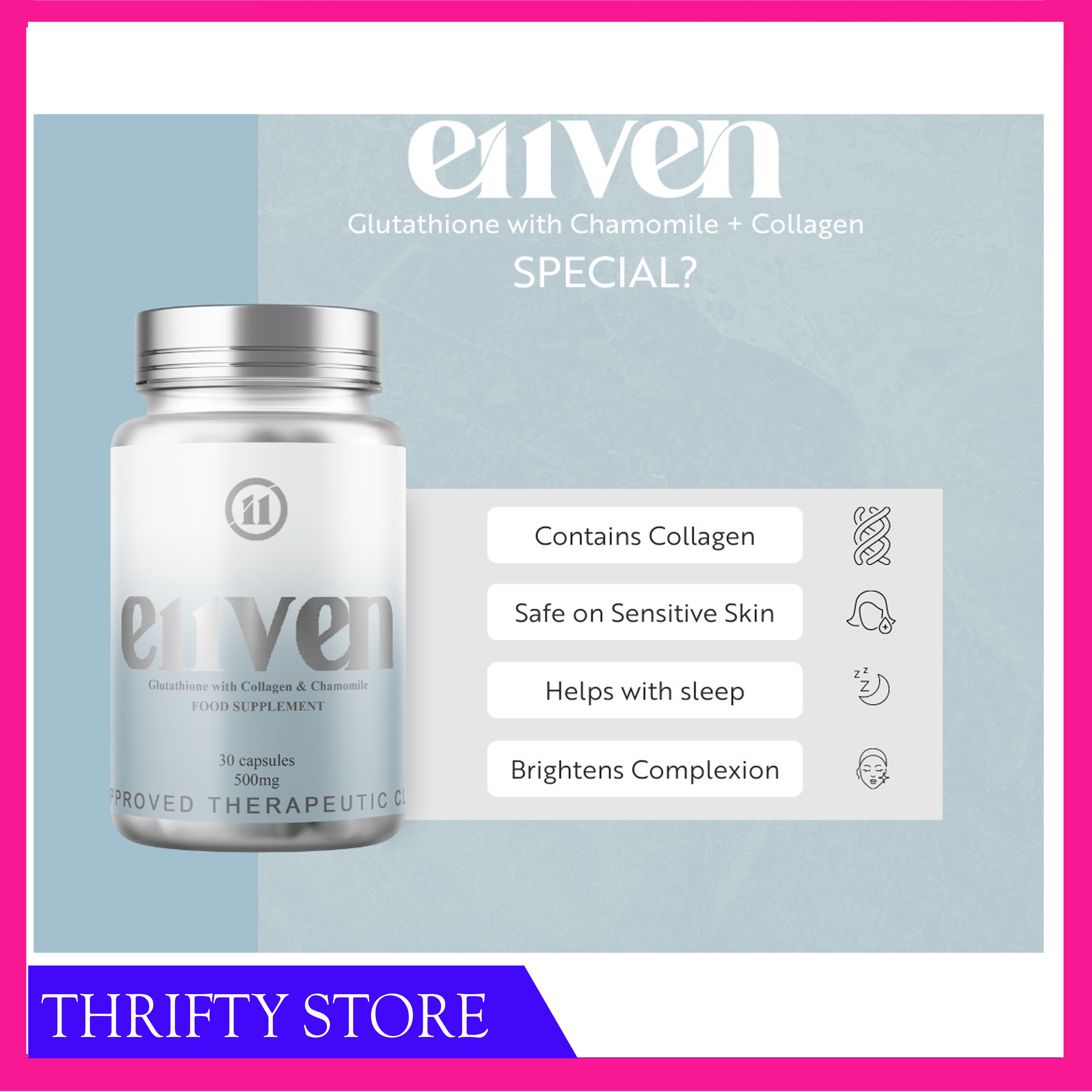 e11ven glutathione review E11VEN Glutathione with Collagen and Chamomile 60-Day Supply Glutathione Capsules Ellen Adarna Ramsay Life Brand Glow From Within Health And Wellness - Lazada