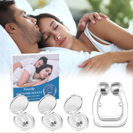 Anti Snoring Magnetic Nose Clip - Health Sleeping Aid for Men/Women