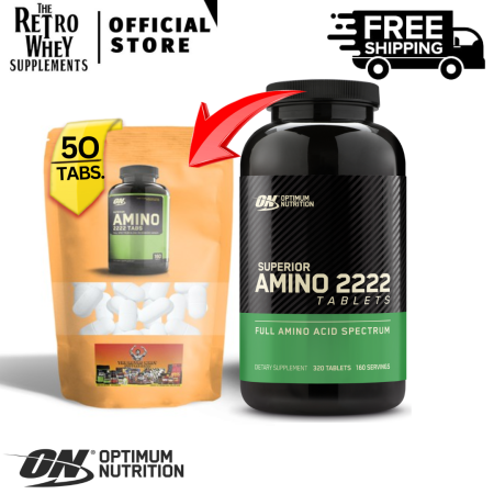 ON Amino 2222 Tablet - Retro Whey Supplements (50 Tabs)