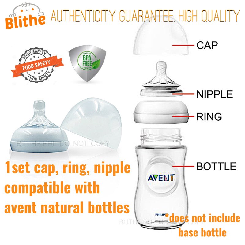 Avent bottle 2024 screw rings