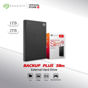 Seagate One Touch 1TB/2TB External Hard Drive with Recovery