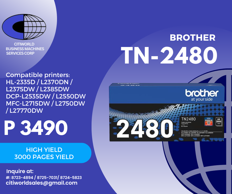 BROTHER TN-2380 - PRINTER TONER CARTRIDGE 