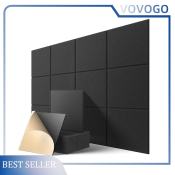 12PCS Acoustic Foam Soundproof Panels for Studio and KTV