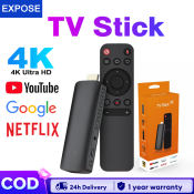Chromecast TV Stick 4K with Voice Control and Dolby Vision