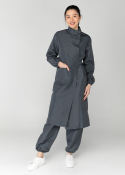 "Fashionable" Dark Grey PPE Gown - Lab/Isolation Gown 