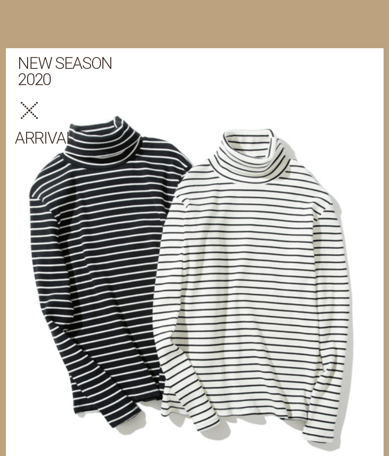 mens striped turtleneck shirt