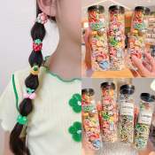 Cute Hair Tie Set Kids Girl Cartoon Elastic Rubber Ties for Baby Hair Rope Hair Ties for Children