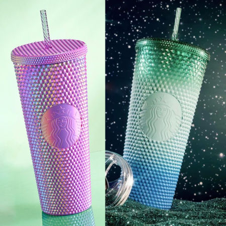 Starbucks 710ml Durian Cup Bling Tumbler with Straw