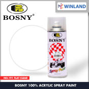 Bosny Flat Clear Acrylic Spray Paint - WINLAND