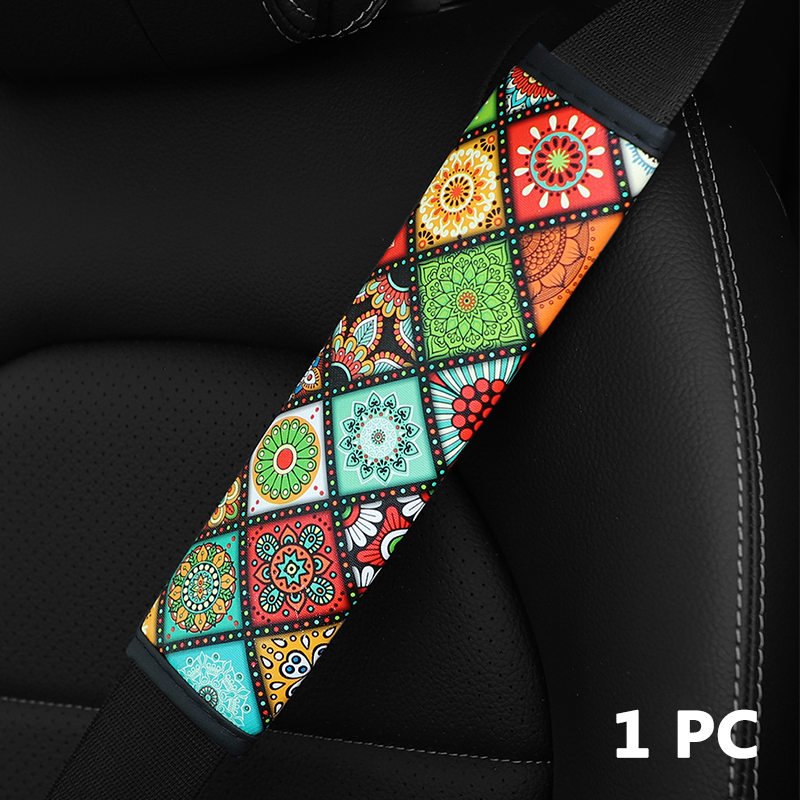 Bear Medicine Car Seat Belt Cover 7''x12.6'' (Pack of 2)