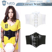 Ultra Plus Wide Faux Leather Corset by 
