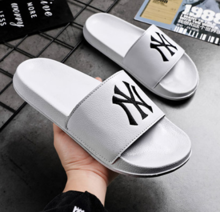 JY.s Men's YANKEES Trendy Flip Flops Rubber Slippers  #ZZ15