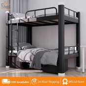 Double-decker iron bunk bed for staff dormitories and students