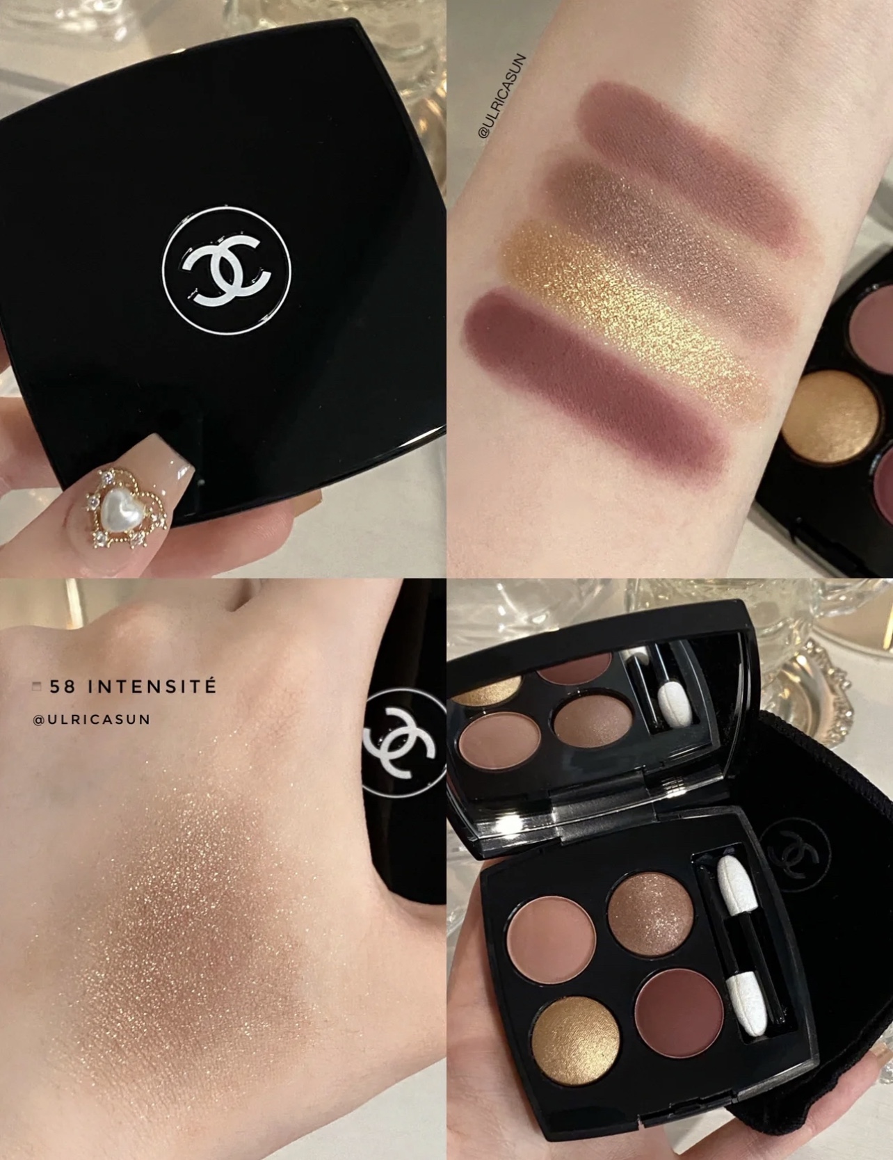 100% Authentic】 Chanel Fall 2022 Limited Edition Eyeshadow Palette in 58  Burgundy Burgundy Dirty CoupleChăm sóc da Làm đẹp Trang điểm 