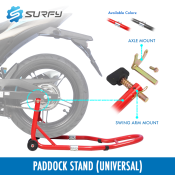 Surfy Motorcycle Paddock Stand 2IN1 Alloy Universal