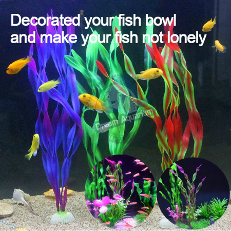 Aquarium Artificial Plants - Non-Toxic Green Decoration for Fish Tanks