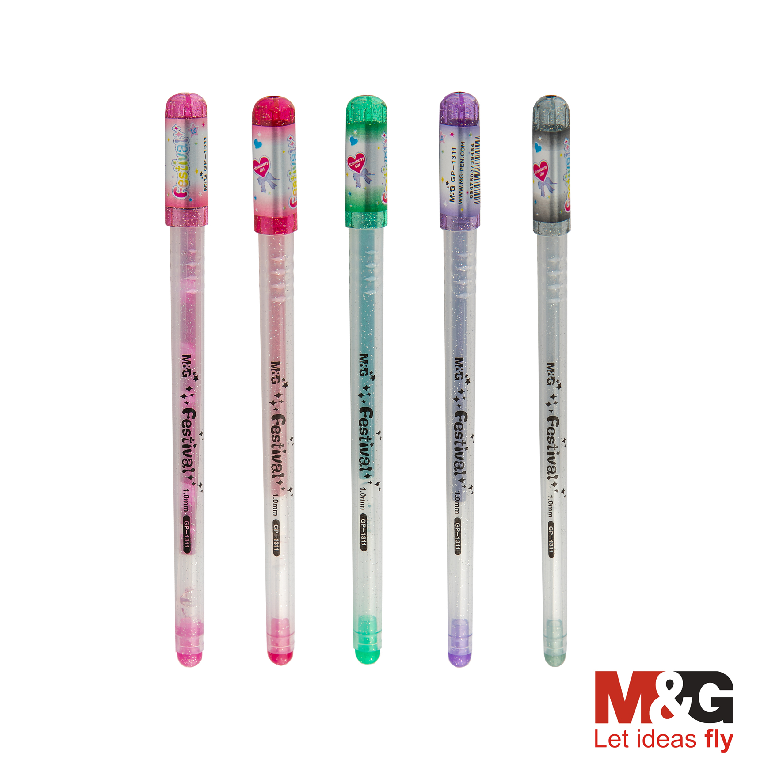 Strawberry Gel Pen Set - M&G