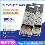 VG Sports Titanium Rainbow Gold Bicycle Chain for 8-9 Speeds