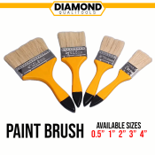 DiamondQualiTools Paint Brush - 1/2" to 4" Sizes, Multipurpose