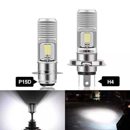 T19 PX15D Motorcycle LED Headlight Bulb - Hi/Lo Beam