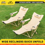 WTHB OUTDOOR Recliner Fishing Chair - Lightweight and Comfortable