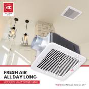 KDK 24CHH Super Quiet Ceiling Vent Fan