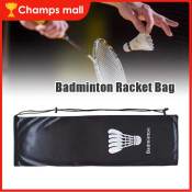 Plush Single Shoulder Badminton Racket Bag - Portable Carry Case