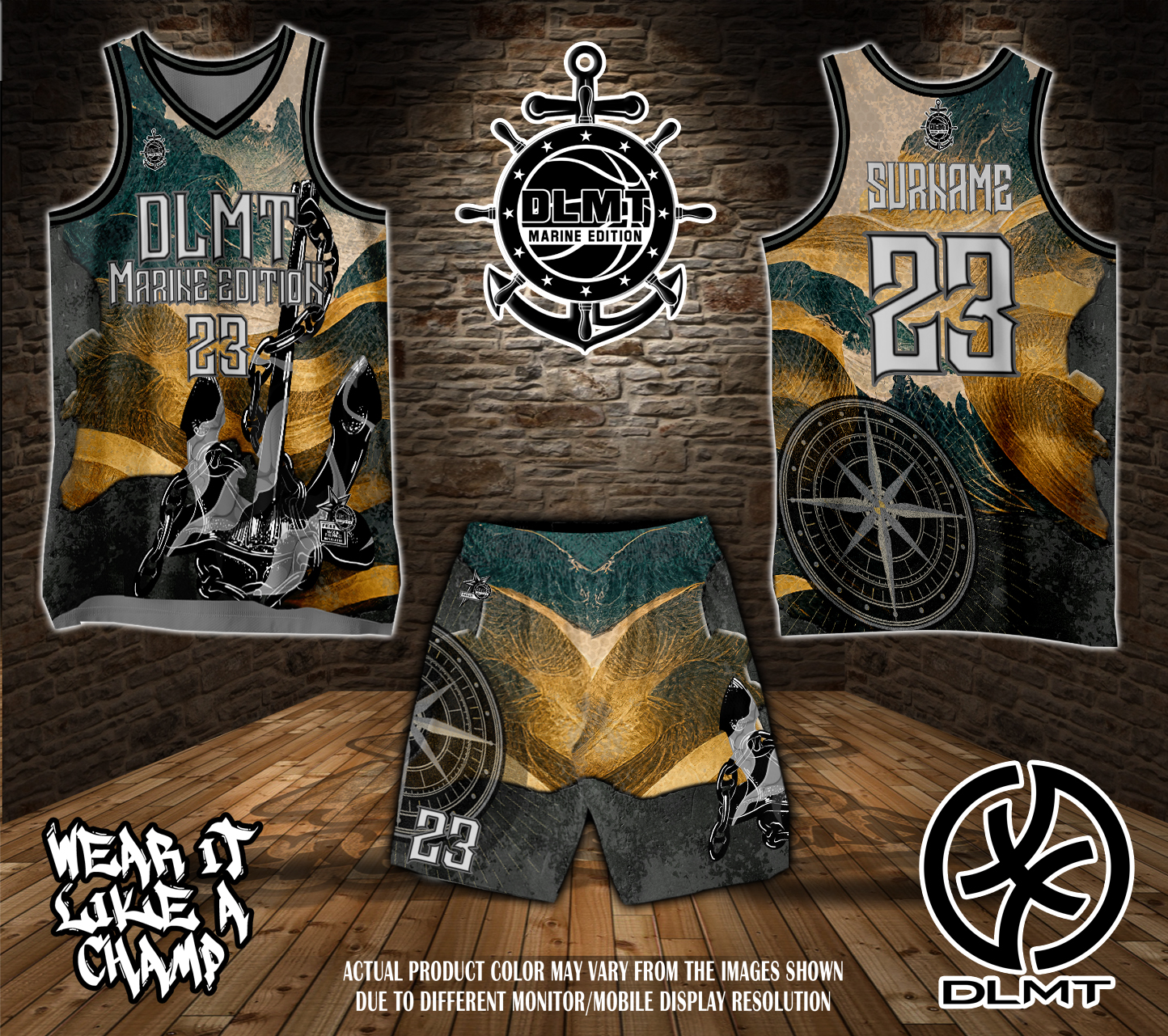 PALAWAN PIRAT3S CODE DLMT230 FULL SUBLIMATION JERSEY (FREE CHANGE TEAMNAME,  SURNAME AND NUMBER)