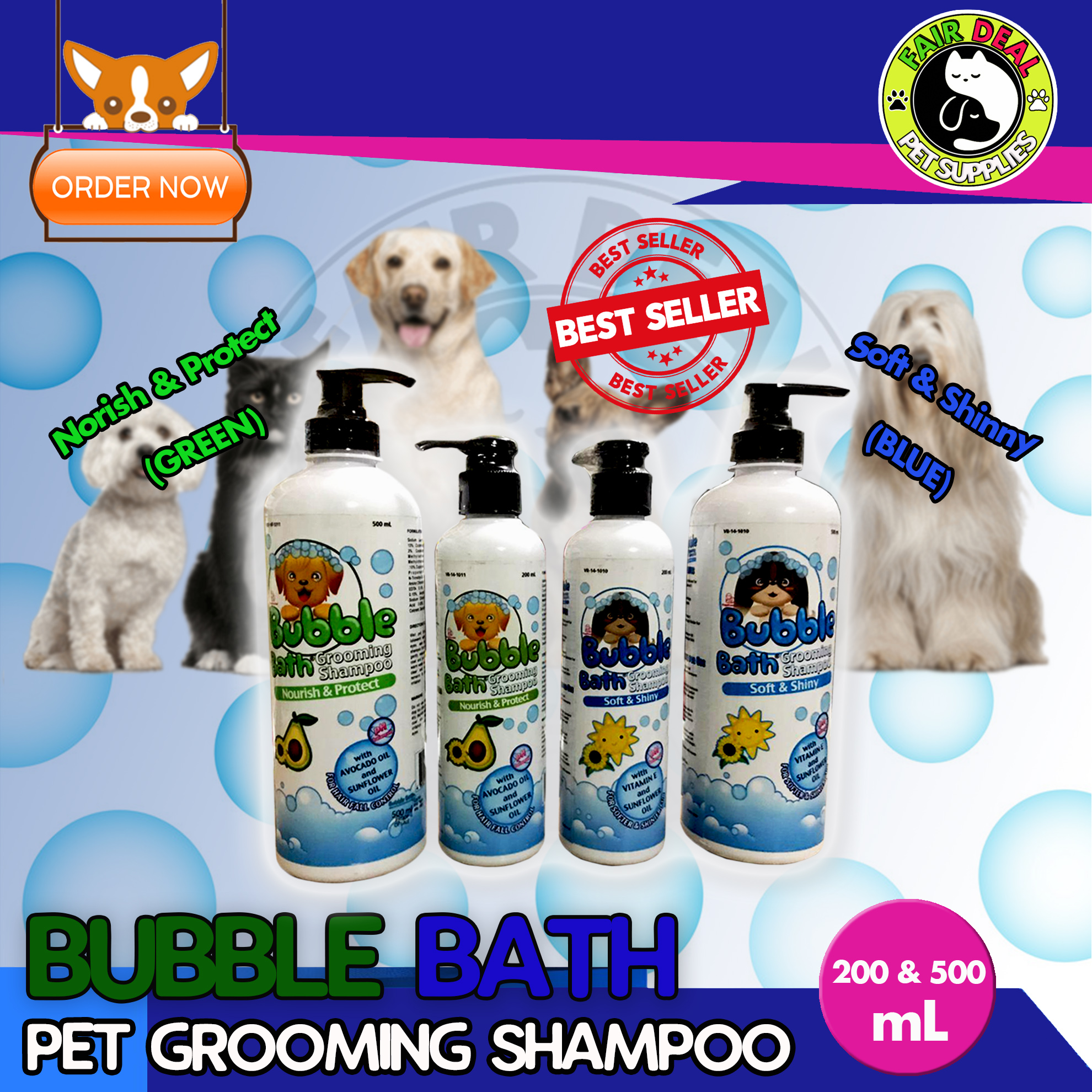 Bubble bath hot sale dog grooming