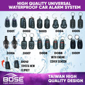 Universal Car Alarm System - Remote Water Proof - High Quality