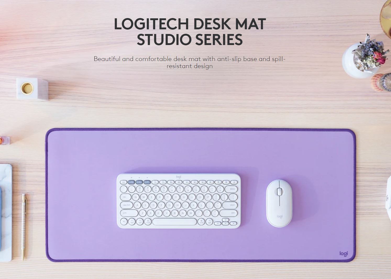 Logitech Desk Mat Studio Series • See best price »