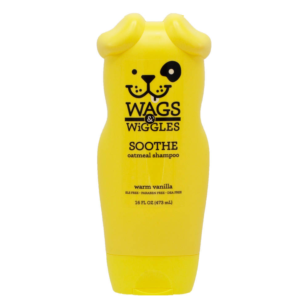 Wags and Wiggles Soothe Oatmeal Dog Shampoo, Warm Vanilla