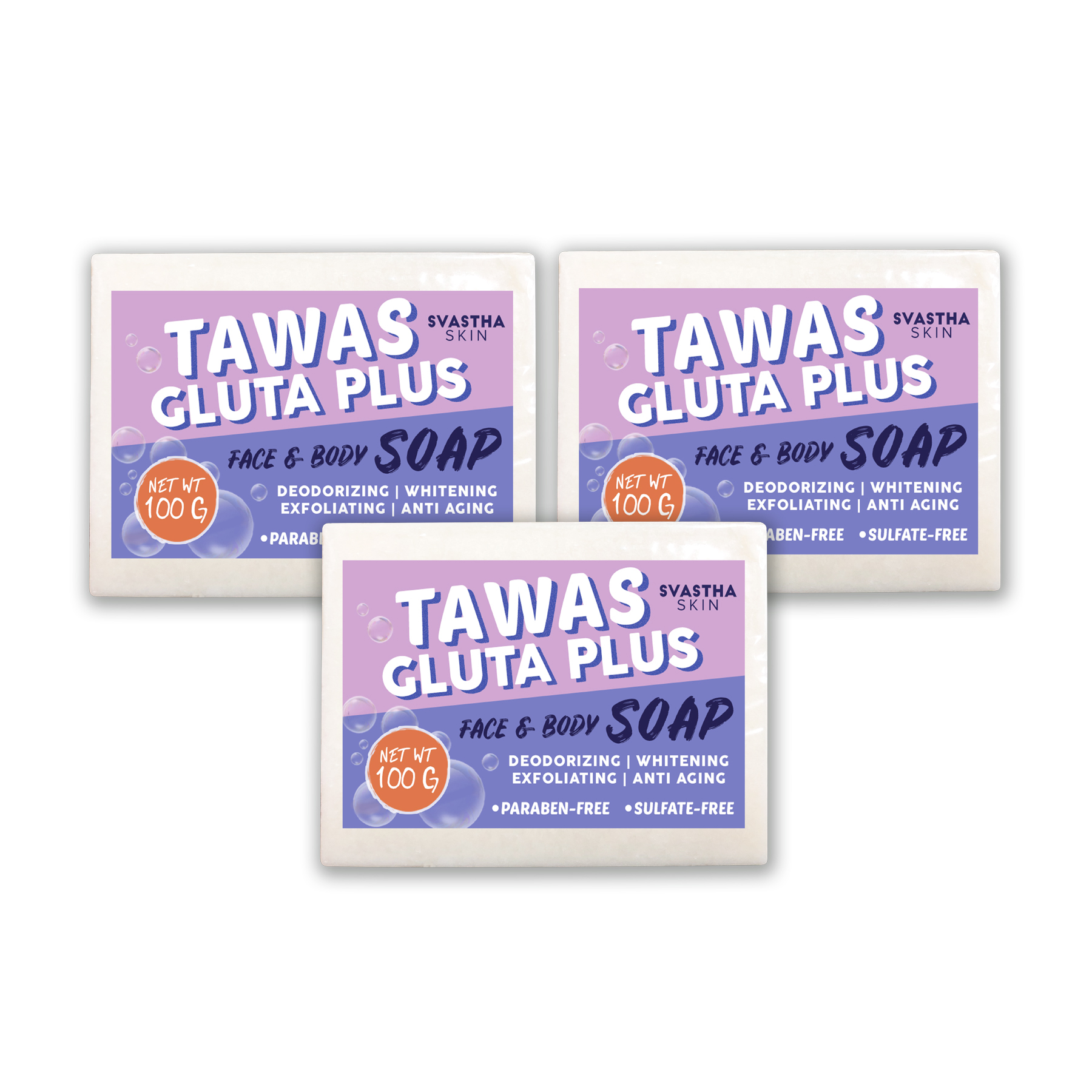 watsons glutathione and collagen NIACINAMIDE TAWAS SOAP (100g) main image 1