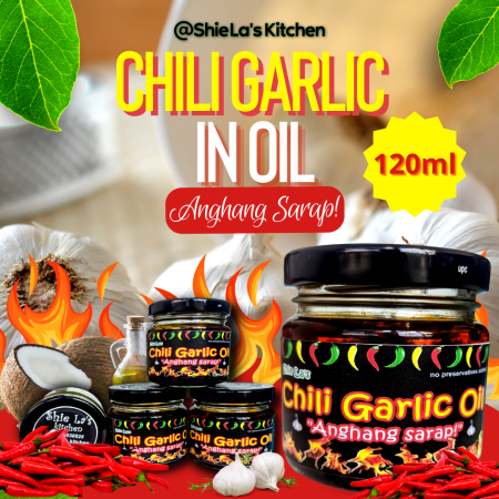 Chili Garlic Oil 120ml Chili Garlic Sauce Chili Garlic paste