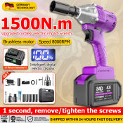 21V Brushless Cordless Impact Wrench with Digital Display